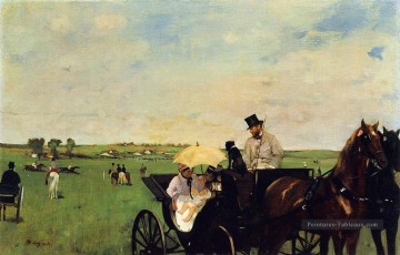  courses Art - Un transport aux courses Edgar Degas